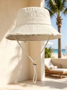 1pc Women's Bucket Hat, Sun Protection & Windproof, Suitable For Travel, Beach, Casual Vacation, Daily Use - Multicolor - View 10
