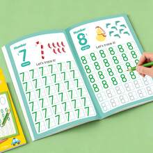 36 Pages Children's Number Tracing Practice Book, 1-100 Number Writing Practice Activity Book, Handwriting Practice Workbook For Toddlers, Preschool And Kindergarten Children, Early Childhood Math Education - Children's Number Tracing Practice Book - View 2