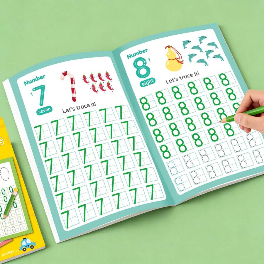 36 Pages Children's Number Tracing Practice Book, 1-100 Number Writing Practice Activity Book, Handwriting Practice Workbook For Toddlers, Preschool And Kindergarten Children, Early Childhood Math Education