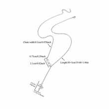1pc New Fashion Cross Infinity Symbol Pendant Stainless Steel Chain Necklace For Women - Style 2 - View 4