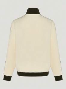 Adidas Originals 中性款 ORIGINALS TRACK TOP M 號復古風運動夾克 LD6433 - 乳白色 - 查看 2