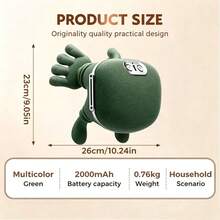 Portable Electric Neck Massager, Portable 4D Deep Tissue Kneading Massager, Simulated‑Hand Electric Massager For Neck, Shoulder & Back, Muscle Pain Relief Relaxer For Daily Use - Green - View 3