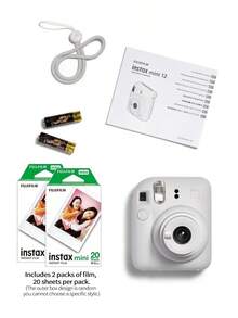 FujiFilm Instax Mini 12 & Mini 13 Instant Camera | Two Models Available | 13 Upgraded Dual-Mode Selfie & Timer | 12 Classic Basic Operation | Both Equipped With Selfie Mirror + Automatic Exposure Control | 5-Color Macaron Body, Portable For Travel - View 38