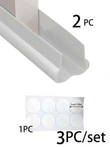 Strip Segel Bawah Pintu PVC 93cm/Pc, Kedap Suara dan Kedap Angin, Cocok untuk Ruangan Ber-AC dan Kamar Tidur - beraneka warna - View 19