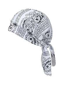 1pc Unisex Elastic Fabric Pirate Hat Cycling Sports Solid Color Headwrap Bandana, Suitable For Daily Outings, Cycling, Sports, Hiking And More - Multicolor - View 4