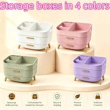 Self-Designed Luxury Open-Style Cosmetic Storage Box, Large Capacity Dust-Proof Skincare & Makeup Organizer, Cross-Border - Storage Box - View 1
