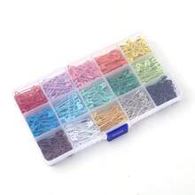 300/450pcs/Box Colorful Safety Pins, Sturdy And Durable, Perfect For Crafts, Sewing And Multiple Uses, Also Suitable For Organizing Craft Supplies, Bright Color Strong Durable Clips - Set - View 11