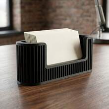 2pcs Business Card Holder & Desktop Organizer With Card Slots And Storage Compartments - Suitable For Office Reception Desk, Desktop Organization, Perfect As Work Gift For Boss, Space-Saving, Ideal For Corporate Use - Standard - View 9