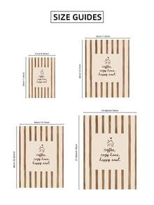 1pc Frameless Cozy Neutral Home Coffee Quote Wall Art Dorm Gift - Multi-color - View 10