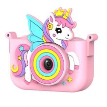 YAIUZGOO Kamera Digital Unicorn dengan Kamera Depan & Belakang Ganda, Foto HD 48MP, Video 1080P, Autofokus AF, Layar Besar, Kamera Kompak Portabel untuk Selfie, Perjalanan, Fotografi & Momen Sehari-hari - View 14