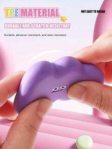 The New Set Of Erasers For Stationery Comes In A Variety Of Colors. It Includes A Cute Cartoon Cloud-Shaped Eraser And A Non-Slip Eraser - Multicolor - View 4