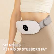 Portable Electric Waist And Abdominal Massage Belt, USB Rechargeable Abdominal Massager With LED Digital Display, 6 Adjustable Working Modes, For Waist And Abdominal Muscle Relief, Home Use - Multicolor - View 3