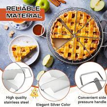 9-Inch Stainless Steel Cake Cutter, Tart Cutter, Stainless Steel Pizza And Cake Cutter - View 3