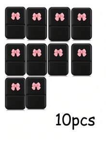 1/3/6/10/20pcs Pink Bow Small Mirror, Birthday Party, Wedding, Graduation Gift, Holiday Gift, Back To School, Small Folding Travel Mirror, Suitable For Group Activities, Daily Use - Multicolor - View 25