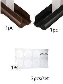 Strip Segel Bawah Pintu PVC 93cm/Pc, Kedap Suara dan Kedap Angin, Cocok untuk Ruangan Ber-AC dan Kamar Tidur - beraneka warna - View 18