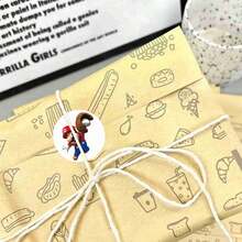 SUPER MARIO BROS. 1 set/500 buah Stiker Gulung Bulat Klasik ini memiliki beragam pola karakter yang dipilih secara acak. Potongannya rapi dan mudah digunakan. Cocok untuk dekorasi, penyegelan hadiah, dan stiker alat tulis. (Gaya Acak) - MultiWarna - View 9