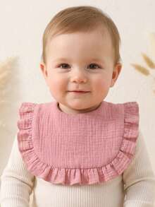 3PCS Girls Autumn Cute Candy Color Baby Bibs, Soft Skin-Friendly Princess Baby Bibs Drool Cloth Set, Suitable For Daily Use In All Seasons - Multicolor - View 7