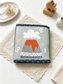 1pc Cartoon Cloth Book, Suitable For Boys And Girls, Built-In BB Sound Device, Tear-Resistant, Perfect As Early Education Gift For Newborns - Multicolor - View 7