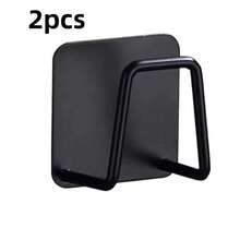 1/2pcs No Drill Wall Mount Curling Iron & Straightener Holder | Metal Bathroom Storage Rack For Hair Tools, Cosmetics & Glasses | Perfect Halloween & Christmas Gift - Multicolor - View 13