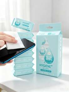 Mini Portable Non-Woven Wet Wipes, Suitable For Daily Item Hygiene Cleaning, Suitable For Body Part Cleaning, 8 Pieces Per Pack, Also Suitable As Gifts For Holidays And Gatherings - Multicolor - View 5