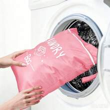 Large Travel Laundry Bag, Dry & Wet Use, Washable, Zippered, Dirty Clothes Bag, Swimsuit/Gym Bag, Suitable For Gym Clothes, Laundry, Wet Clothes, Swimming, Yoga, Blue, Pink, Black, Grey - View 6