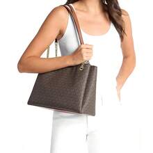 Michael Kors Soho 印花女式單肩手提包 35S6G1SE2B 棕色 - 棕色35S6G1SE2B BROWN - 查看 2
