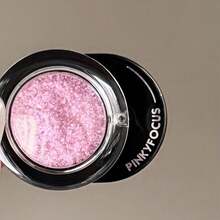 Topper de Sombra Cintilante Individual, Glitter Fino Suave em Tom Neutro Rosa-Dourado, Fórmula Construível e Misturável, À Prova d'Água e de Suor, Cria um Olhar Natural e Brilhante para Maquiagem de Encontro Diário - Multicolorido - Visão 6