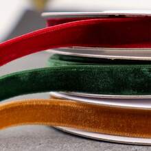 3 Rolls Velvet Ribbon, 1cm Wide, 600cm Total Length, Premium Christmas Ribbon For Christmas Tree Decoration, Gift Wrapping, Wreath Accents - Multicolor - View 3