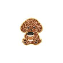 Cute Animal Enamel Pins,Dogs Giraffe Turtle Drinking Coffee Bubble Tea Lapel Pins,Metal Badge Brooch For Backpack Clothing Hat,Lovely Gift For Friends - Multicolor - View 20