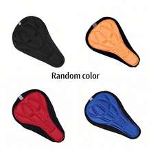 1pc 3D Fixed Gear Bicycle Saddle Cover, Mountain Bike Seat Cover, Cycling Equipment Accessory - Multicolor - View 11