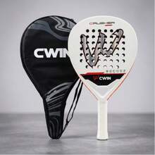 Full Carbon Fiber Plate Tennis Racket With Matching Storage Bag, High Rigidity Shock-Absorbing Handle, Stable Ball Control Lightweight Beach Tennis Racket, Suitable For Intermediate To Advanced Players - Multicolor - View 14