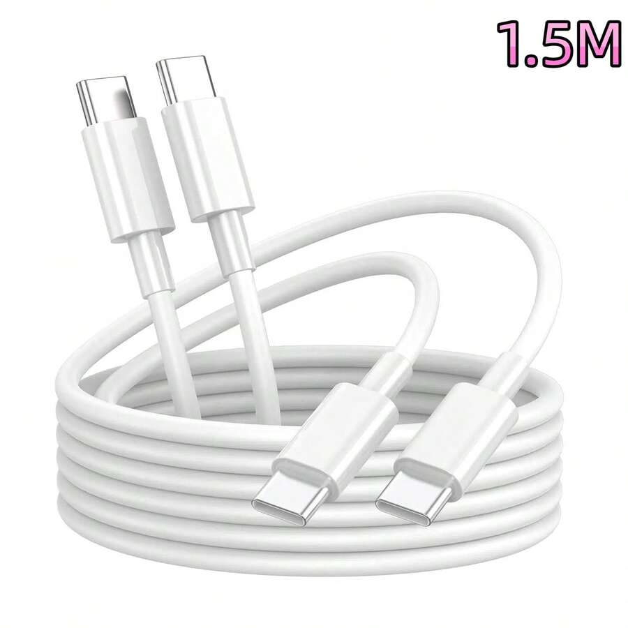 60W Fast Charging Data Cable USB-A To Type-C 3A High Current 480Mbps High-Speed Data Transfer, TPE Material Reinforced Anti-Breakage Tail Fast Charging Cable, Multiple Protection Compatible With Android Type-C Phones, Tablets, Laptop - View 1