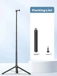160 Cm Motion Camera/Mobile Phone Tripod Selfie Stick, Ground-Contacting Automatic Pop-Up Portable Stand, Magnetic Quick-Release And Other Accessories Available For Selection. Compatible With DJI, . Suitable For Travel Video Shooting. - Multicolor - View 10