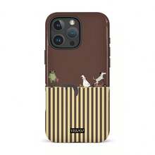 VESPOP Contrast Striped Phone Case Vintage Ins Style Full Coverage Anti-Drop Protective Cover - Compatible With Iphone 18/17/16/15/14/13/12/11 Pro Max/Pro Plus/12 Mini/13 Mini, Compatible With Galaxy S26 S25 S24 S23 S22 S21 Plus Ultra, Compatible With Pixel 8 9 10 PRO - Mixed Color 3 - View 7