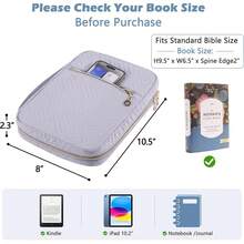 Bible & Book Storage Bags - Grey - View 2