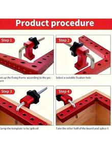 7pcs 90 Degree Precision Right Angle Clamps, Suitable For Woodworking, Picture Frames, Boxes And Drawers - Durable ABS Structure Woodworking Clamps (Consists Of 7 Components) - A - View 10
