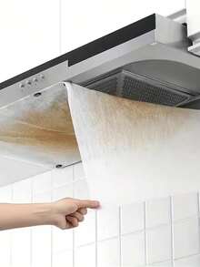 Disposable High-Efficiency Oil-Absorbing Smoke-Free Kitchen Range Hood Filter Paper, Universal Size, With Durable Adhesive Backing Protective Film - Multicolor - View 3