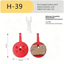 Mountain Bike Resin Semi-Metallic Brake Pads, Brake Pads - Bicycle Brake Pads - View 20