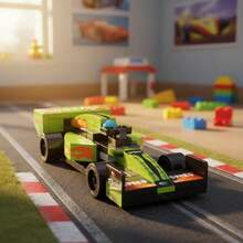 Carros de Corrida Blocos de Montar Formula Basic - Verde - Visão 2