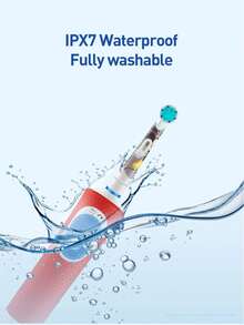 Oral-B D103K Kids Rechargeable Electric Toothbrush IPX7 Waterproof With Dual Cleaning Modes - Multicolor - View 7