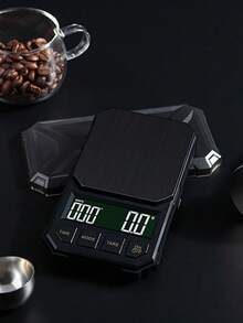 2000g 高精度咖啡秤，附計時功能，便攜式廚房秤，口袋尺寸，LCD 數位顯示，適合戶外或旅行使用，精準義式濃縮與手沖咖啡秤，烘豆工具，易於攜帶，不含電池 - 廚房秤 - 查看 2