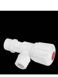 Thickened Plastic Triangle Valve Sealing Tape Set, Toilet Faucet Water Heater 3-Way Connection Angle Valve Shut-Off Valve, Universal G1/2 Thread Interface, Adjustable Water Flow 3-Way Adapter, Bathroom Shower Water Flow Control Valve - Upgraded a - View 5