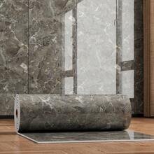 1 Roll 300cm/118.1in Marble Pattern Self-Adhesive Wall Decor Strip, Suitable For Kitchen Backsplash, Shower, Bathroom, Living Room And Floor - Multicolor - View 7