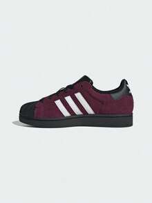 Adidas Originals 中性款 SUPERSTAR II W 低筒運動休閒鞋 KJ4614 - 酒紅色 - 查看 2