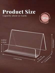 1pc Transparent Acrylic Cosmetic Display Stand, Multi-Functional Wallet Storage Rack, Office Desk Organizer, Handbag And Phone Holder, Desktop Perfume And Lipstick Display Rack, Store Shelf, Jewelry And Mini Doll Display Box - Clear - View 7
