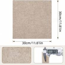 10pcs 30x30cm Self Adhesive Carpet Floor Sticker Square Rugs Peel And Stick Mat Flooring For Dining Room Bedroom Home Decor - Plush Version - View 3