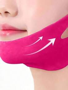 1pc Adjustable Chin Lift Women's Chin Straps - Chin Support Tape - Neck Support Chin Strap For Sleeping, Face Tape, Jawline - Multicolor - View 5