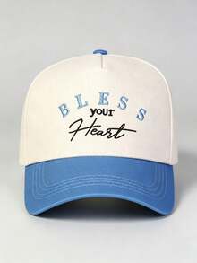1pc Men Hat Letter 'BLESS Your Heart' Embroidered Hats For Men, Adjustable Hat, Perfect For Parties, Travel, Outdoor Activities, And Sun Protection - Multicolor - View 13