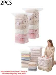 2026 Model No-Pump 3D Vacuum Storage Bag 80% Compression Rate Extra Large Capacity 3D Roll-Up Vacuum Sealed Bag Upgraded Large Capacity Storage Compression Bag Suitable For Bedding Clothing Blankets Giant Bedding Travel Storage Cube - Multi-color 1.0 - View 14
