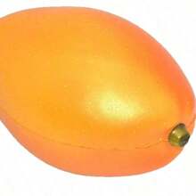 1pc Creative Gift Set, Giant Golden Mango Slow Rebound Scented Fruit Squeeze Toy, Realistic Mango Shape + Slow Rebound Stress Relief Squeeze Toy, Cute Appearance, Dual Function Of Stress Relief, Suitable As Desktop Decor Or Daily Stress Relief Tool - Multicolor - View 3
